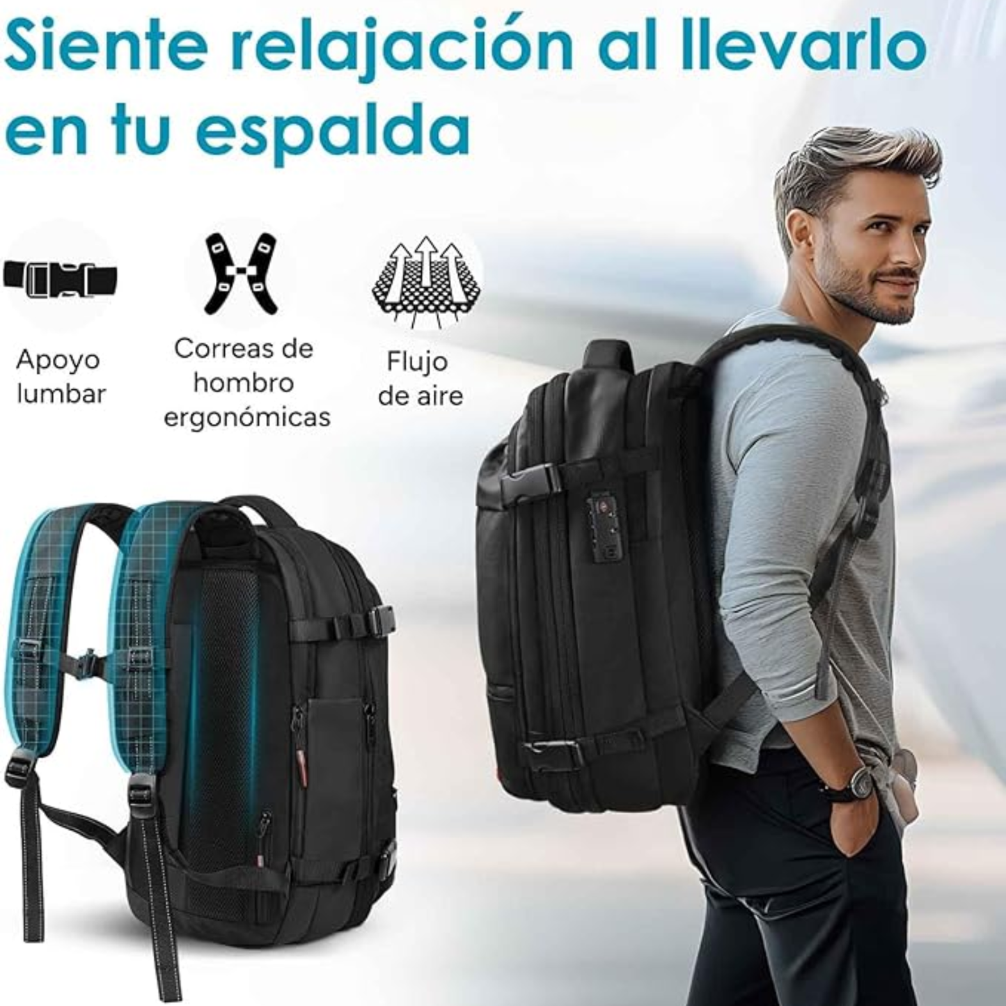 Mochila con gran capacidad