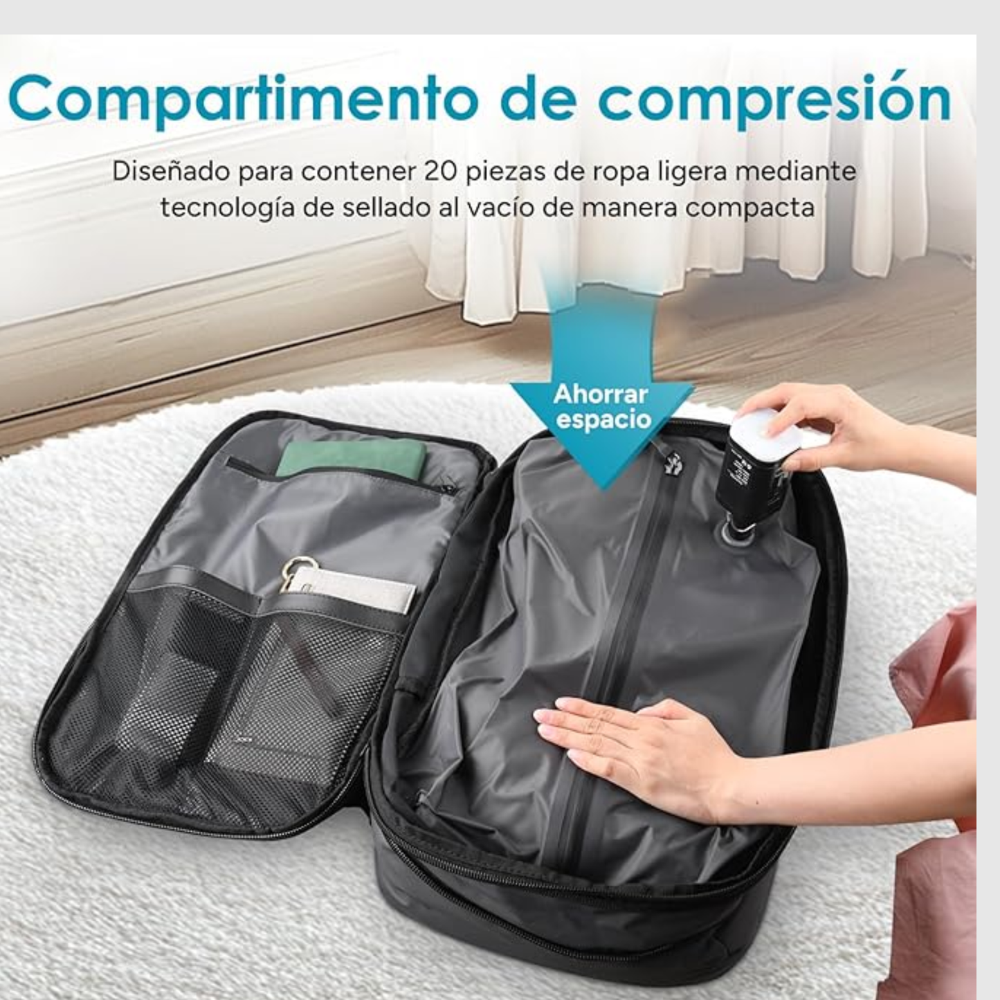 Mochila con gran capacidad